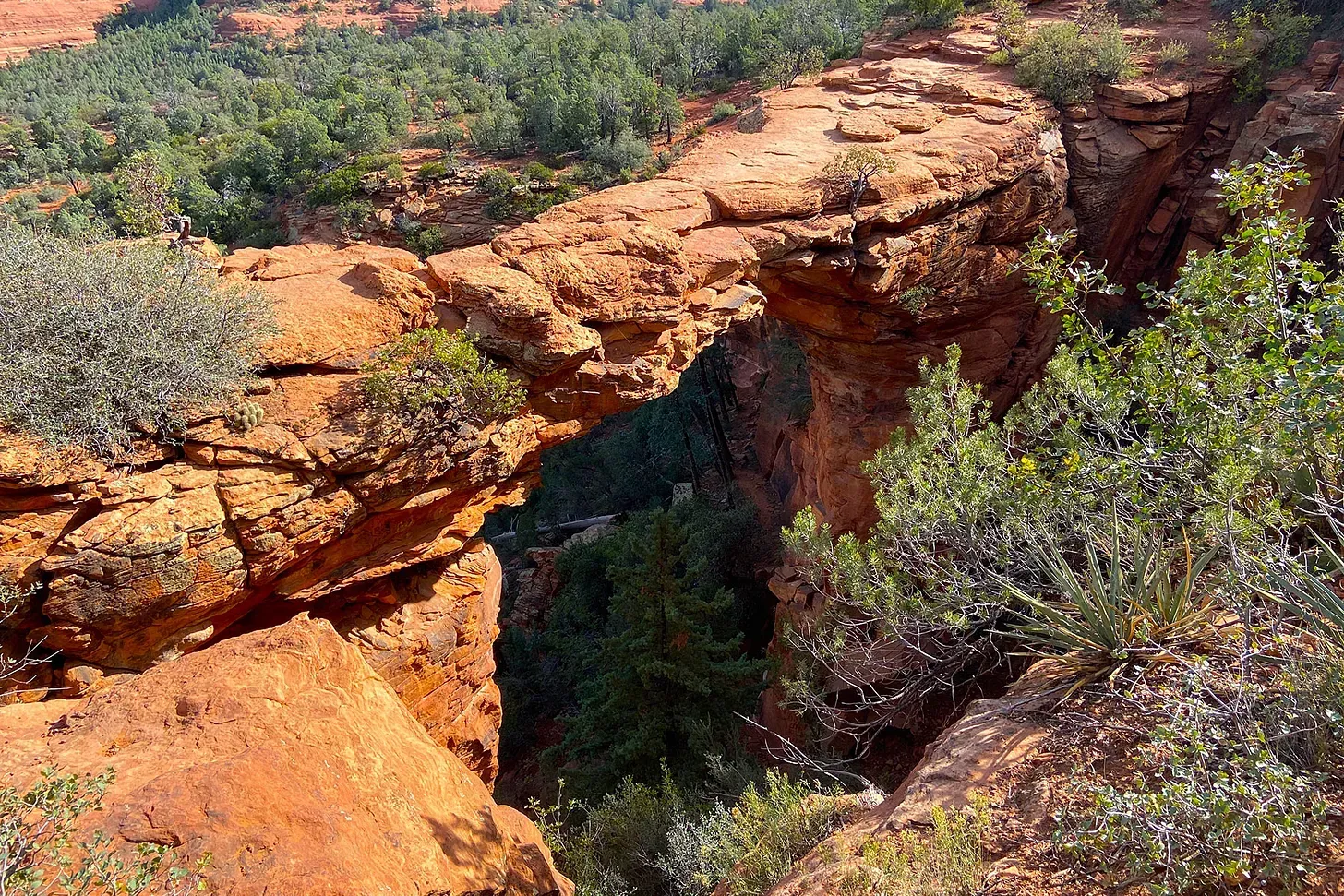 Hiking Devils Bridge Trail in Sedona. feature image